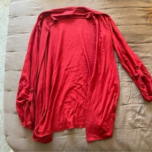 Splendid Sweater 3/4 sleeve length with button sleeve